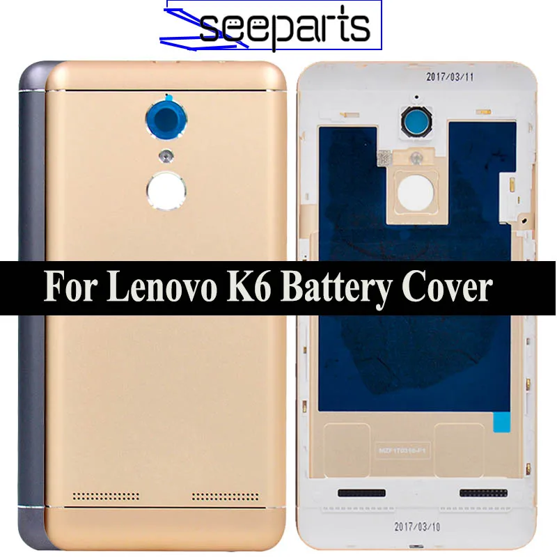 5 0 &quotдля Lenovo K6 задняя крышка батарейного отсека корпуса Запасные части Крышка