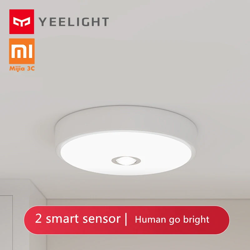 

Xiaomi Mijia Yeeligh LED Lamp T Sensor Led Ceiling Mini Human Body Motion Sensor Light Mini Smart Motion Night Mi Light for Home