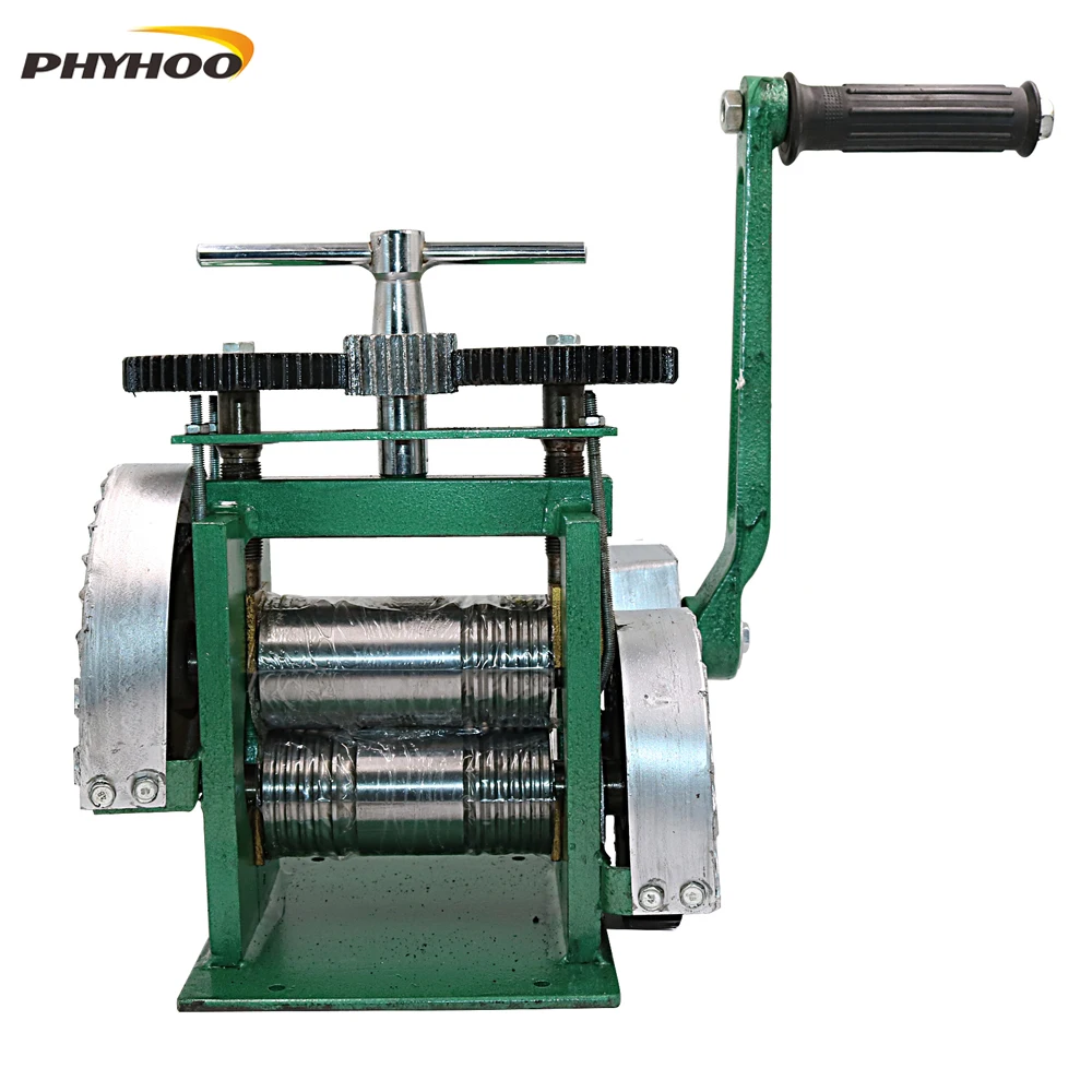  Jewelry Manual Rolling Mill Combination Flat Square Half Round  130 Mm Rollers : Tools & Home Improvement
