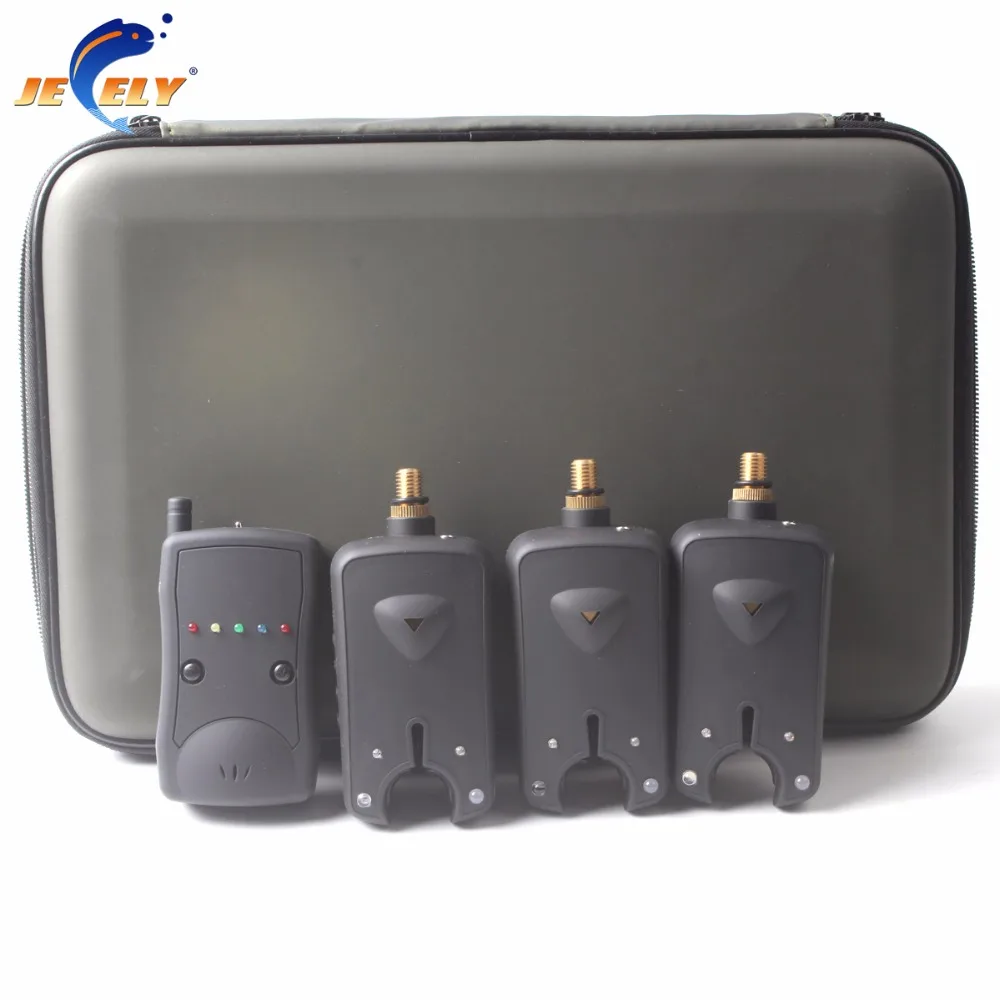 

JY-31-3 Carp Fishing Alarm Wireless fishing bite alarm set (3 alarms+1 receiver) for swingers