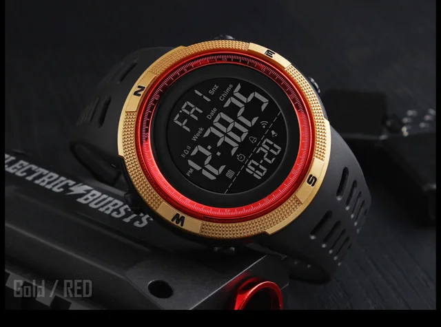 SKMEI Waterproof Mens Watches New Fashion Casual LED Digital Outdoor Sports Watch Men Multifunction Student Wrist watches -