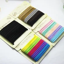 

15Pcs/Set Fashion Elastic Hair Bands Women Children Headband Hairband for Girl Black Candy Color Hair Accessories Rubber Gum