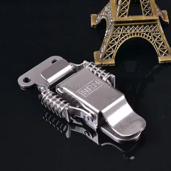 

free shipping metal hasp stainless steel Industrial box spring buckle incubator sealed box lock fastener bag hardware part