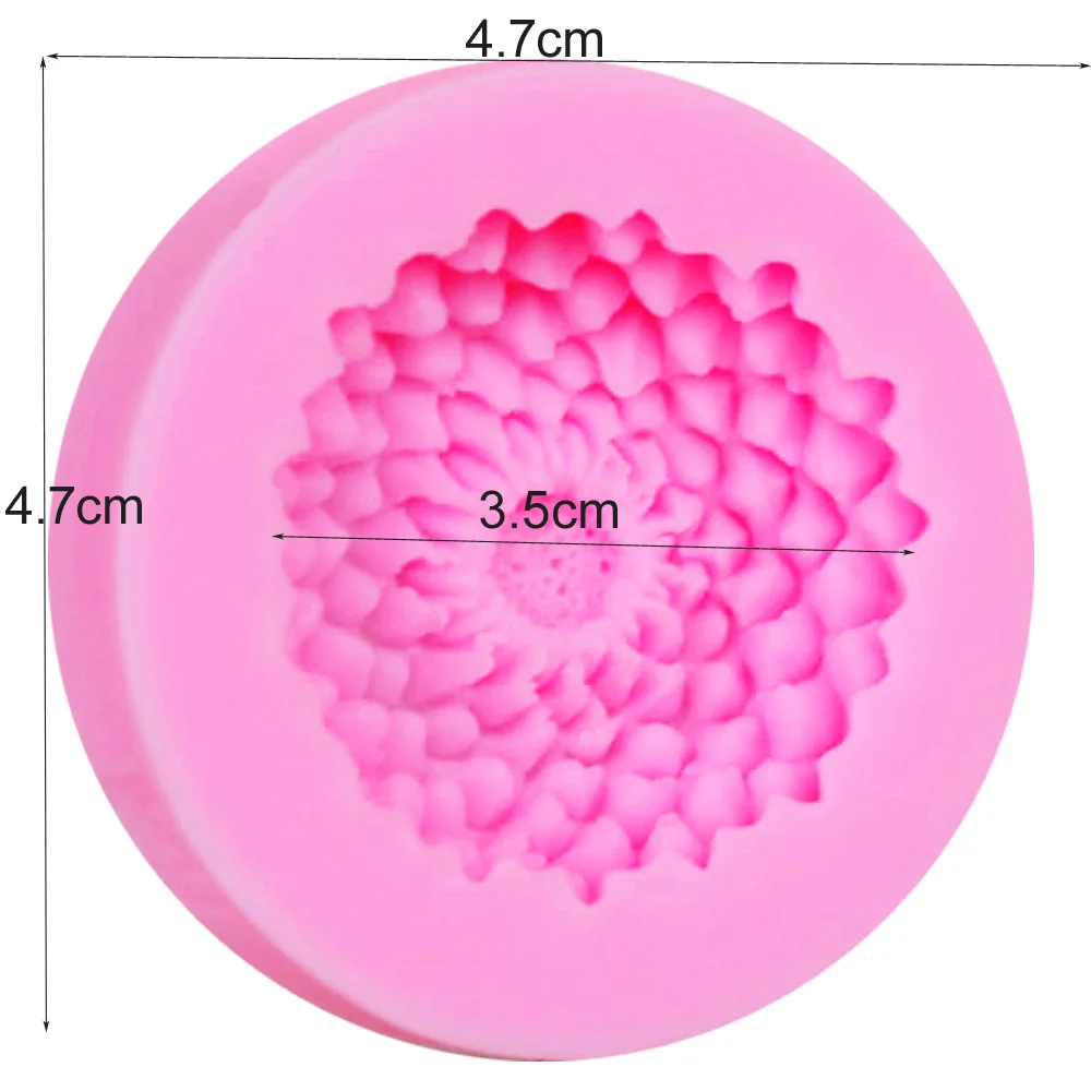 Sophronia M227 NEW chrysanthemums fondant cake mould gerbera/Daisy flowers silicone mold cooking tools for tool