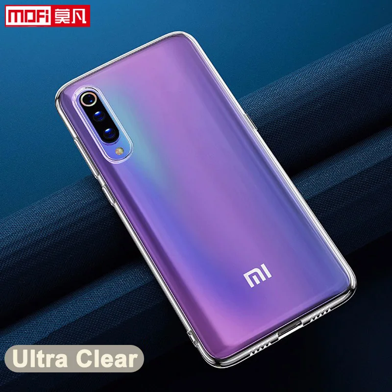 Прозрачный чехол для xiaomi mi 9, чехол xiaomi 9, ультра-тонкий мягкий силиконовый тонкий чехол MOFi xiaomi mi 9 explorer, прозрачный чехол - Цвет: Clear