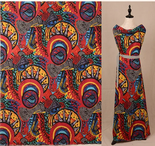 148cm 50cm African Print Lost City Cotton Linen Fabric Patchwork 148cm 50cm African Print Lost City Cotton Linen Fabric Patchwork Material Sewing