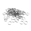 Aiovlo 100pcs/lot 6 8 10 12 15 Mm Stainless Steel Jump  Split Rings Key Chain Utility Connectors for Diy Jewelry Making ► Photo 2/6