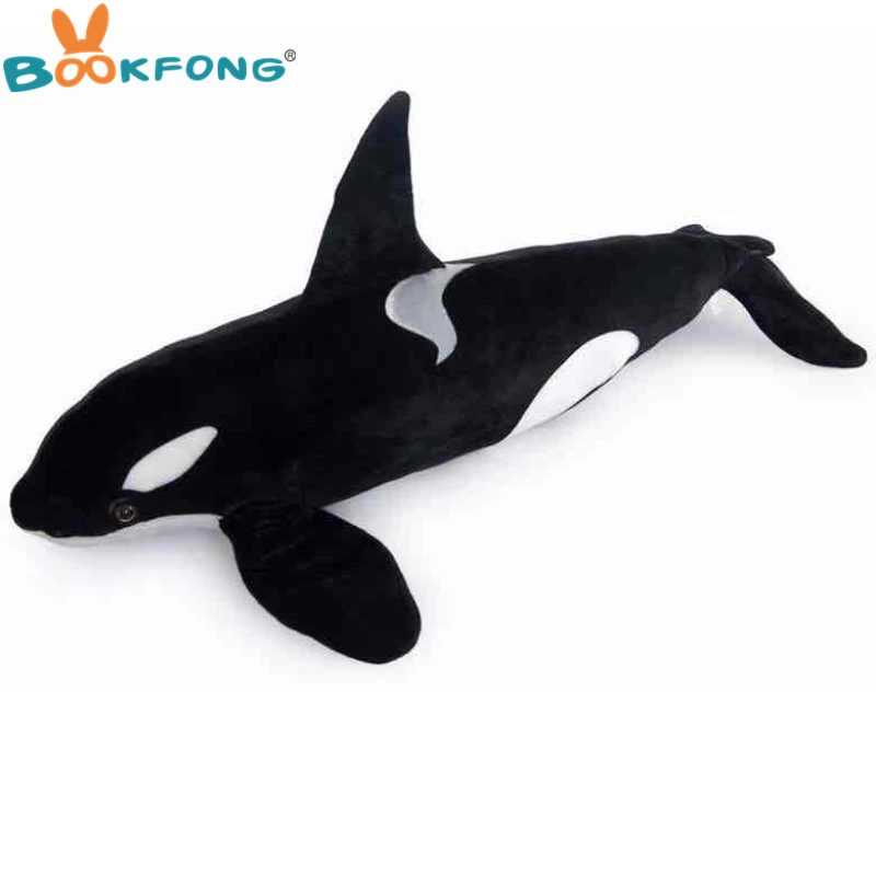 120 см Огромный симулятор морских животных большой кит-убийца плюшевая игрушка подушка реквизит для фотосессии подарок на день рождения