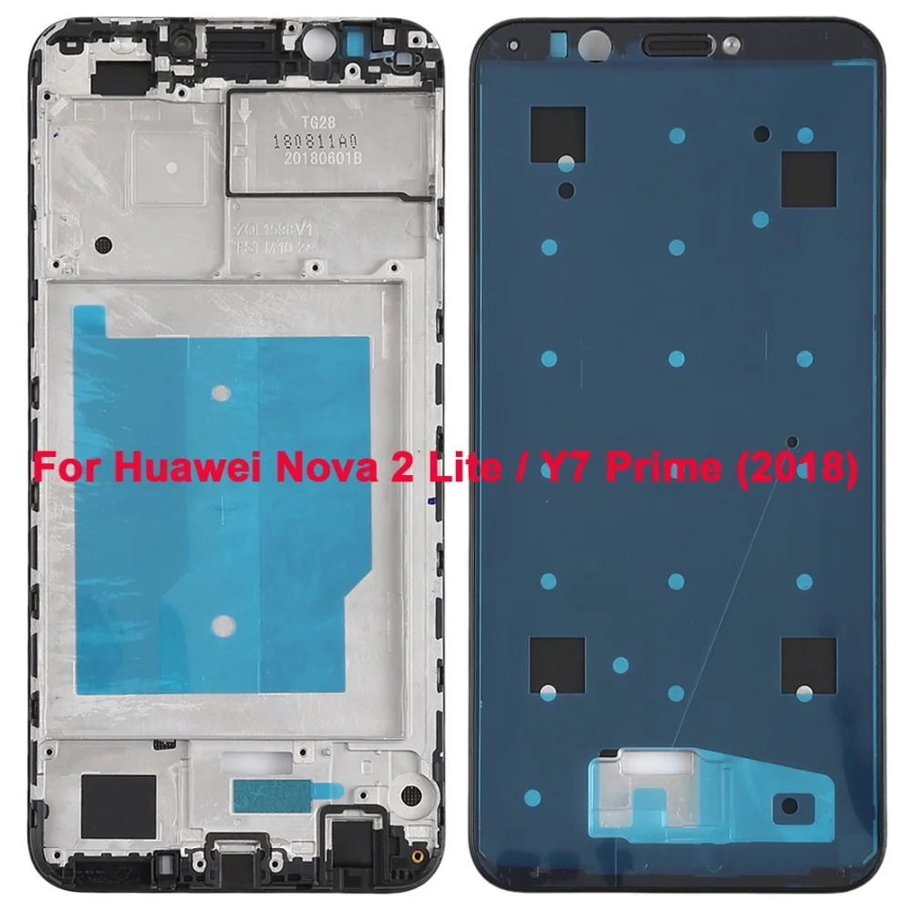 Передний корпус для Huawei Y6 2018 ЖК рамка Nova 2 Lite Y7 Prime сенсорного экрана 2018|Корпусы и