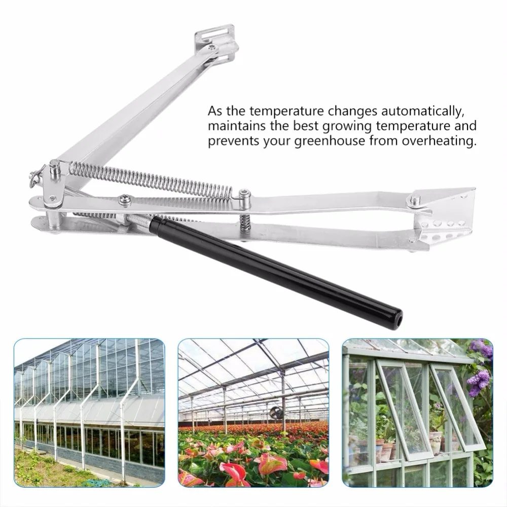 

Automatic Agricultural Greenhouse Window Opener Solar Heat Sensitive Window Opener Invernadero Automatischer Fensteroffner