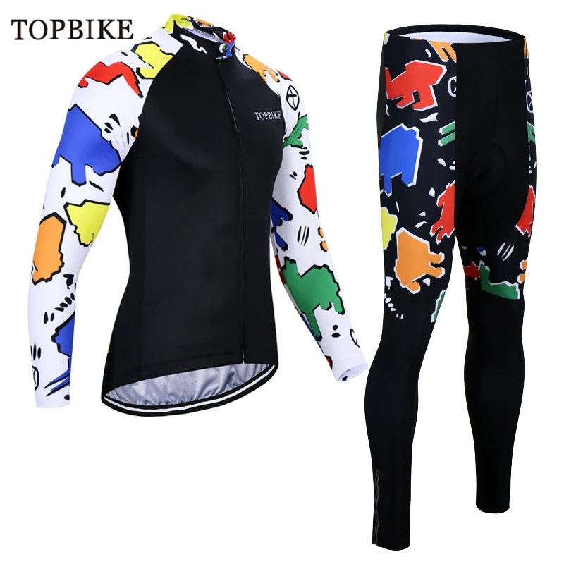 TOPBIKE длинный комплект одежды для велоспорта roupa ciclismo pro велосипедная одежда tenue cycliste homme длинный велосипедный нагрудник велосипедная одежда