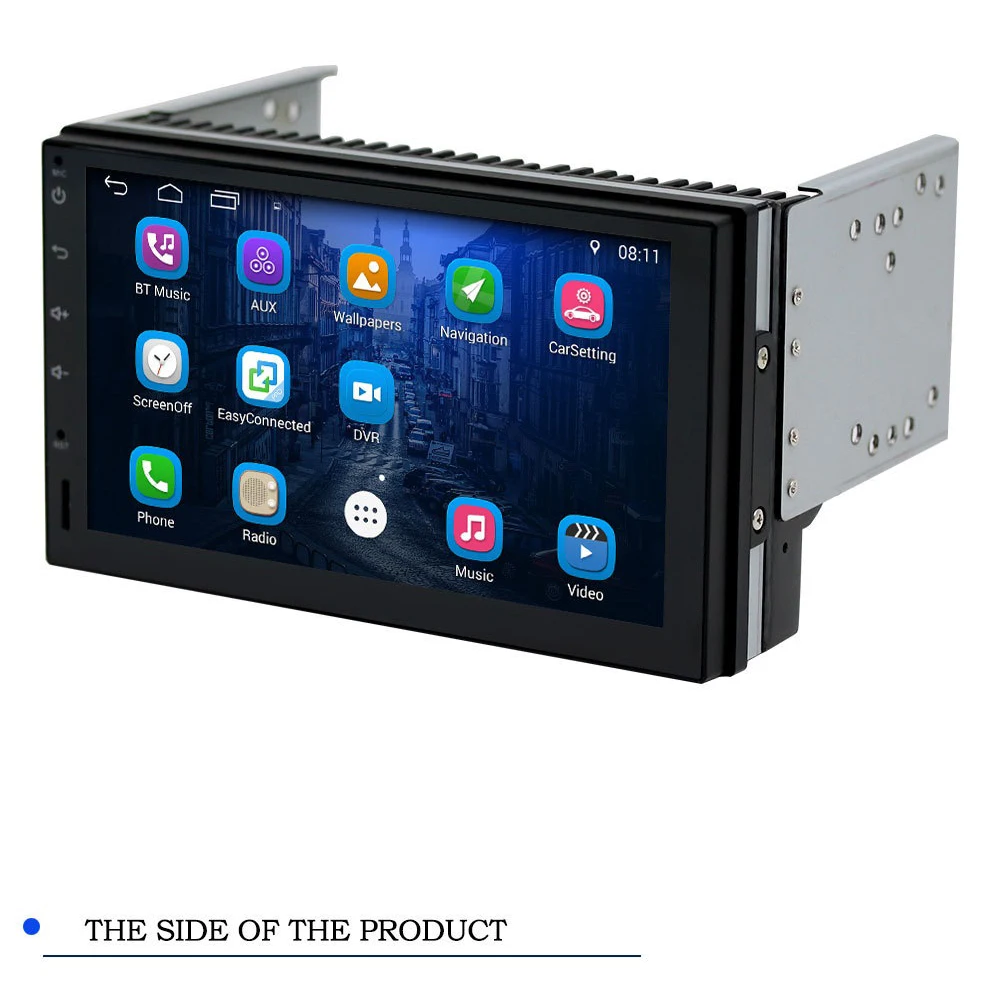 Best 7 Inch Car Audio Multimedia Player Touch Screen Radio Player GPS Navigation WiFi Bluetooth HD Radio Stereo Auto Player 15