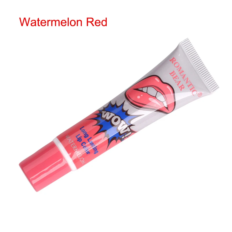 1 шт.,, романтическая отшелушивающая губная помада, разрывный тип, блеск для губ, пленка, волшебная, долговечная, тату для губ, водостойкий макияж, тинт для губ - Цвет: Watermelon Red