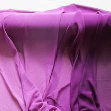 Фиолетовый градиент материал Омбре платье ткань шифон жоржет