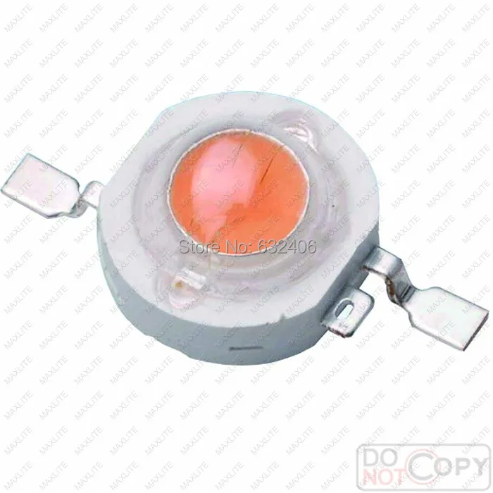 

50pcs 1W Pink ,High Power LED Chip 2300K ( not contain the PCB Heat Sink)