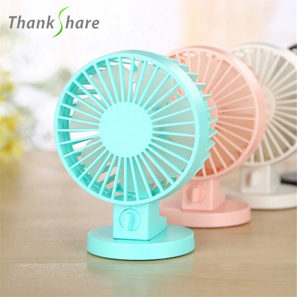 Mini Usb Desk Fan Portable Ultra Quiet Creative Home Office Abs