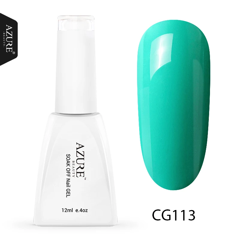 Azure beauty гель для нейл-арта, долговечный салонный УФ-гель для ногтей, впитывающий блеск, блестящий светодиодный Гель-лак, Полупостоянный лак - Цвет: GG113