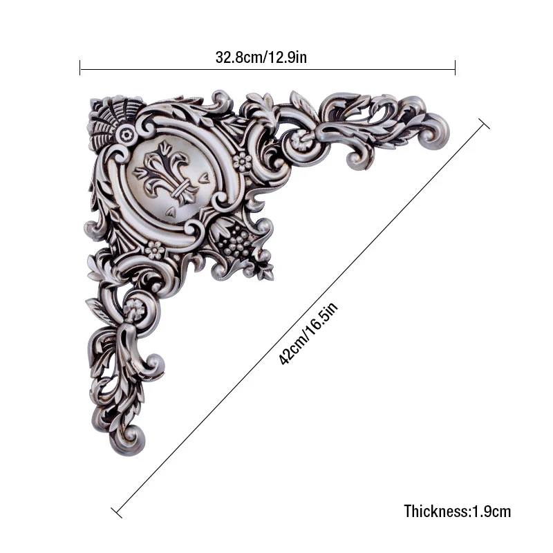 Домашний декор потолочный светильник угловой цветок декоративные наклейки для мебели полые ПВХ аксессуары для дома DIY резьба по дереву цветы