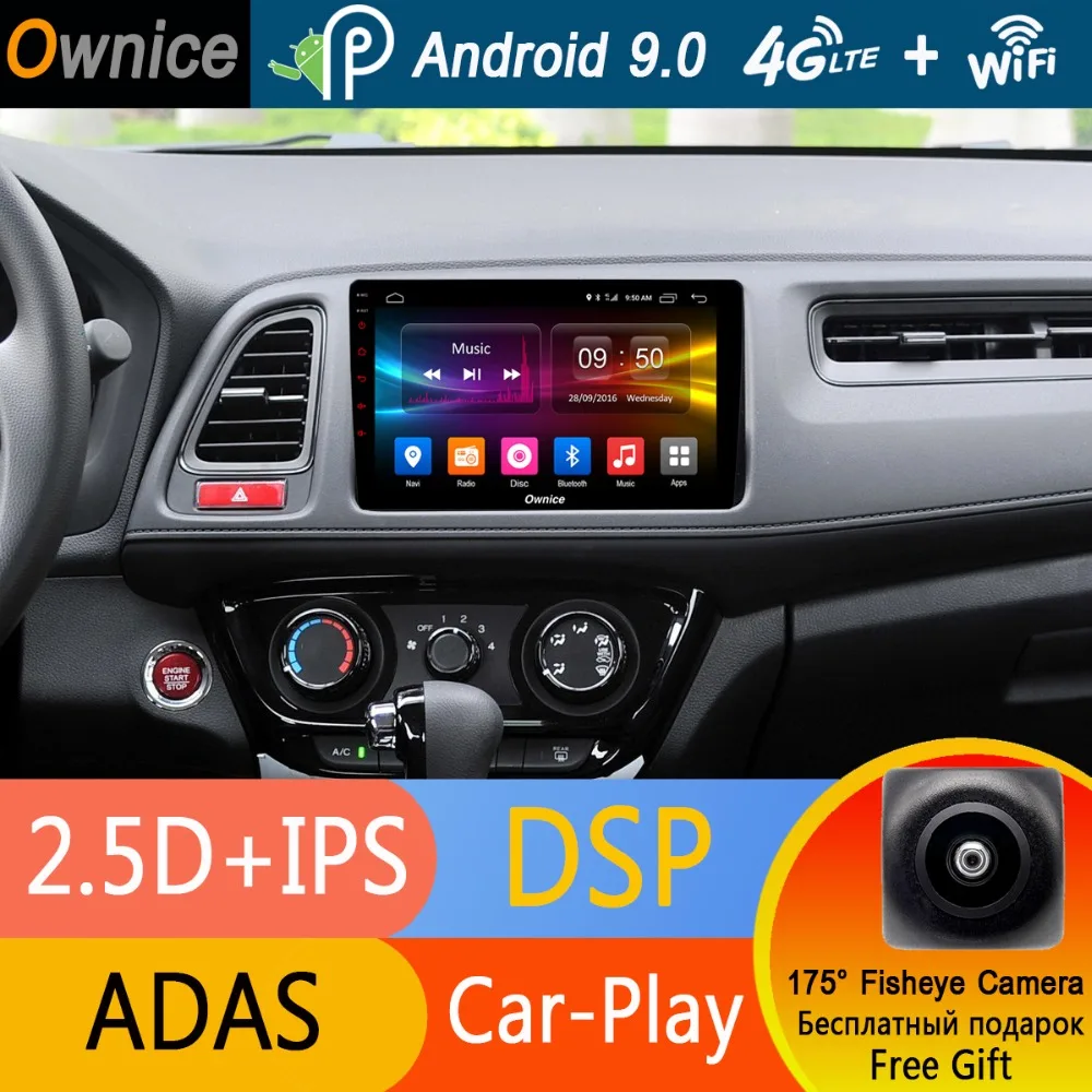 Flash Deal 10.1" IPS Android 9.0 Octa Core 4GB RAM+32GB ROM Car DVD Player For Honda Vezel 2015-2017 GPS Navi Radio Stereo 4G DSP CarPlay 0