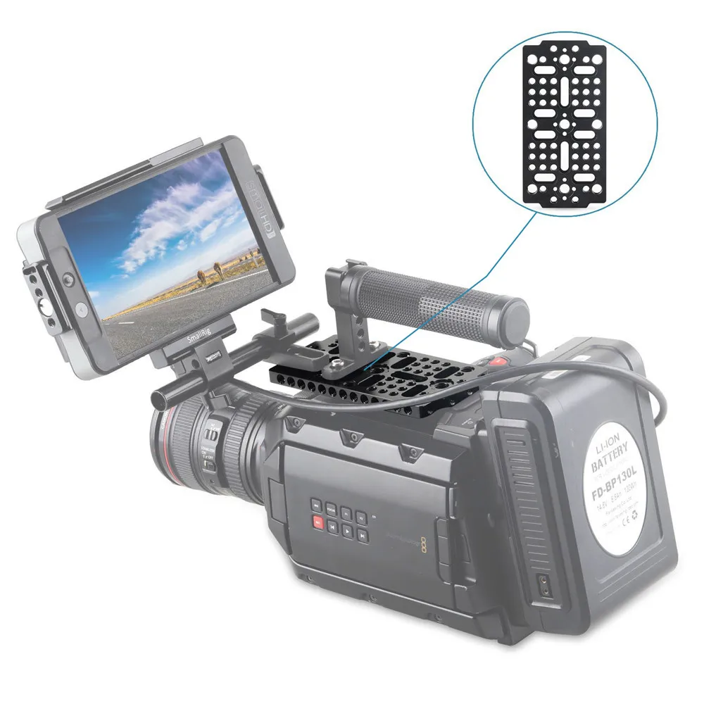 Многоцелевая коммутационная тарелка для сыра SmallRig с отверстиями резьбы Arri 1/4 3/8