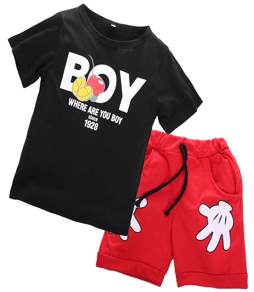 

2016 New Spring Autumn Children Girls Clothing Sets Minnie Mouse Clothes T Shirt Short Pants Baby Kids 2 Pcs Suit Set Hot