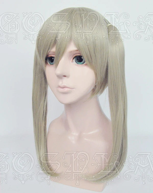 Tanie Anime Eater dusza Maka Albarn Cosplay peruki pościel odporne na ciepło odporne na ciepło włosy syntetyczne peruka + peruka Cap