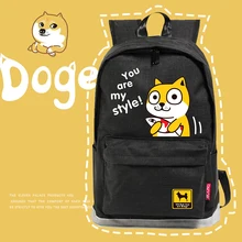 Harajuku Животные дож Рюкзак с принтом Оксфорд рюкзак путешествия Школьные ранцы 15 дюймов ноутбук Рюкзаки для Обувь для мальчиков и Обувь для девочек