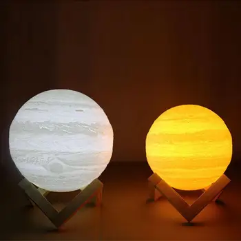 

3D USB Hand Contact Lights Jupiter Night Light LuminousTable Desk Lamp Gift Home Decor 3.22