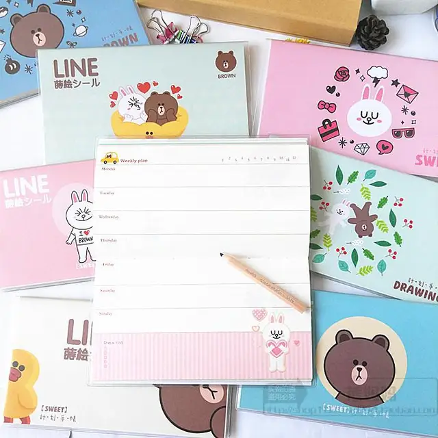 2pcs lot totoro weekly planner 2019 cute week planner daily planner weekly planner 2019