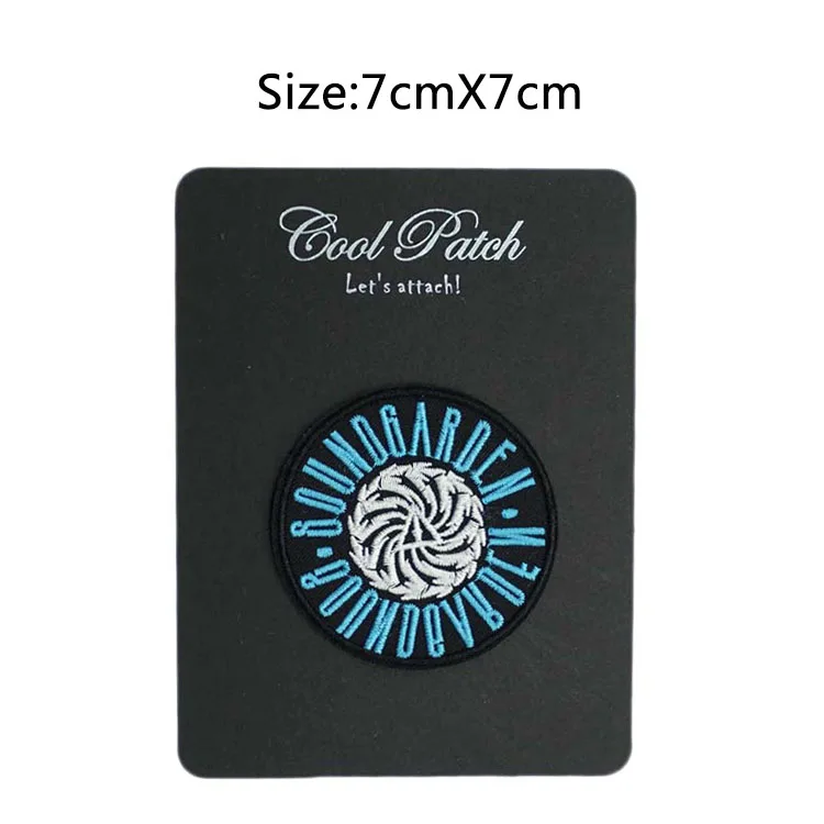 

SOUNDGARDEN Badmotorfinger Music Band sewing embroidery patch TRANSFER MOTIF APPLIQUE Rock Punk Badge Halloween