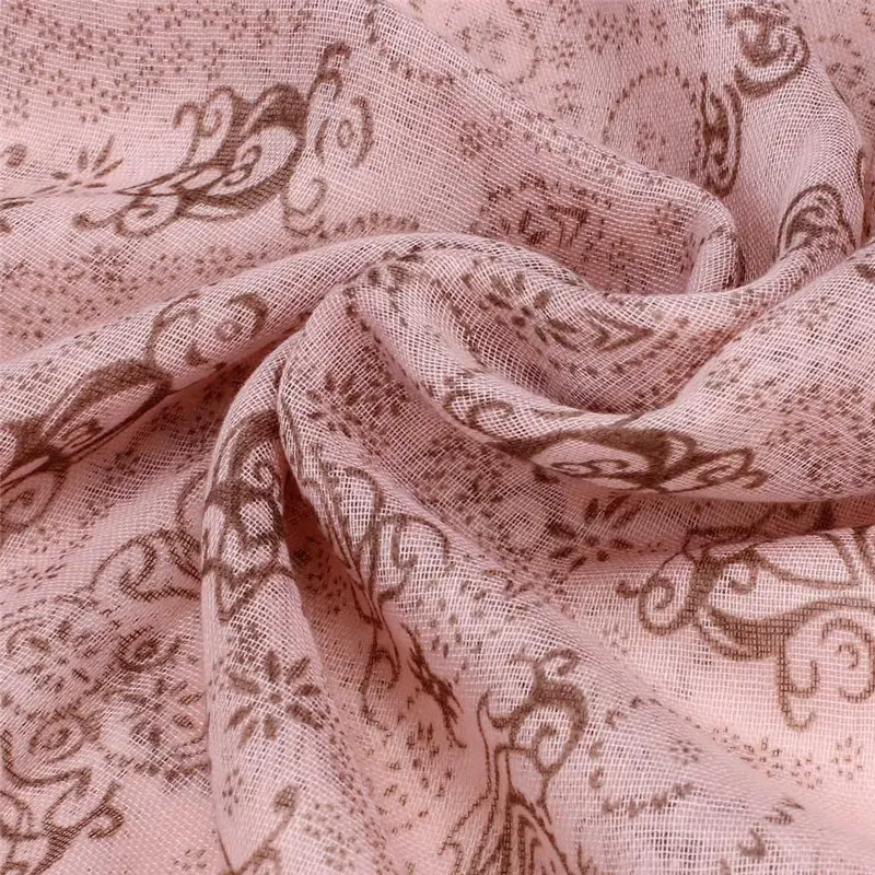 Women Lady Classical Print Scarf Sun Protection Gauze Kerchief women's scarves handkerchief hijab scarf 40FE2522
