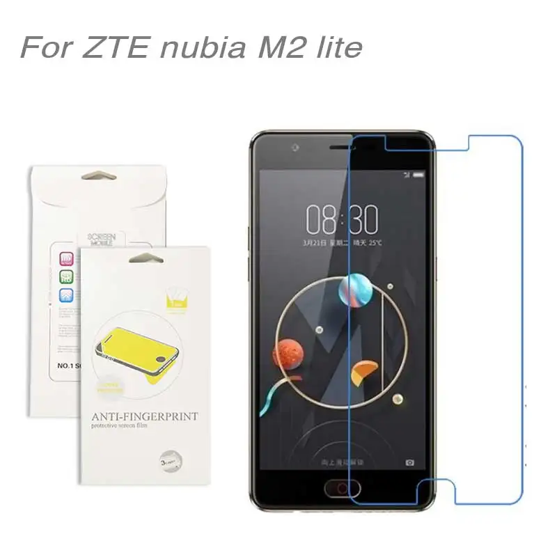 Для ZTE Nubia m2 Lite 3 шт./лот высокий ясный ЖК-дисплей Экран протектор Плёнки защитный