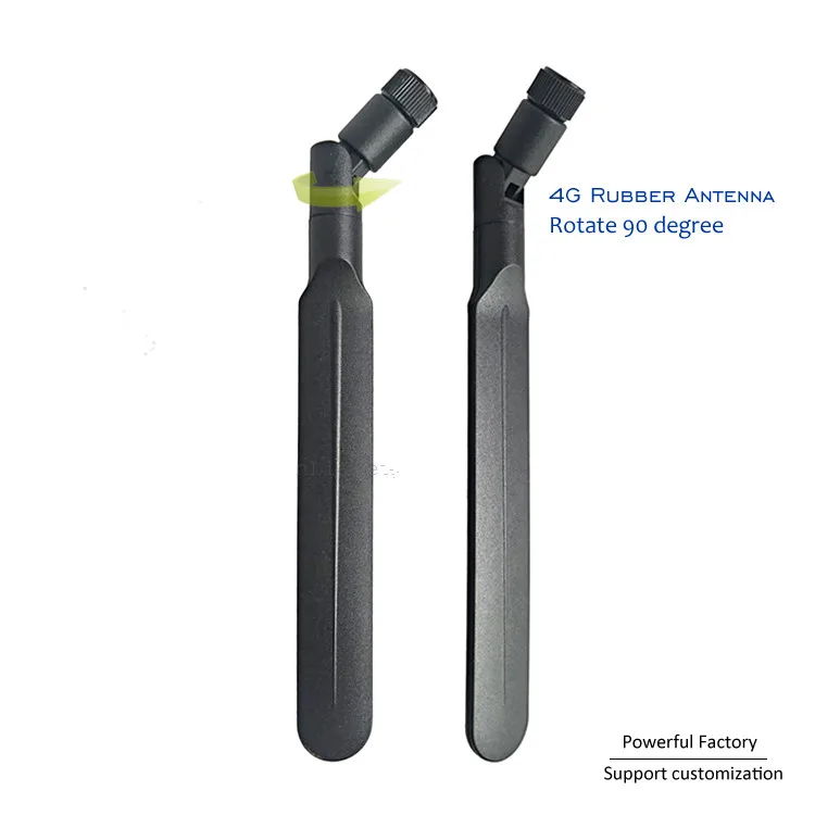 Высококачественная внешняя 10dBi 4G резиновая антенна с разъемом SMA/TS9 опционально с кабелем RG174 3 м присоской