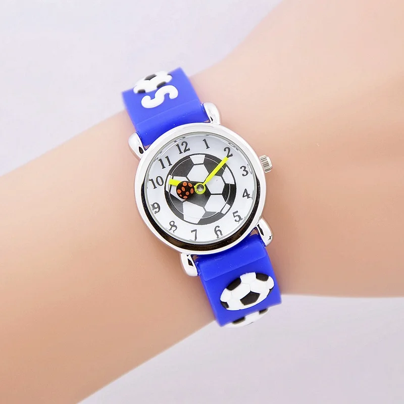

Relojes Mujer 2016 Children cartoon watch Brand Quartz Watch For Girls Boys Waterproof Kid Watches Football Fashion Casual Reloj