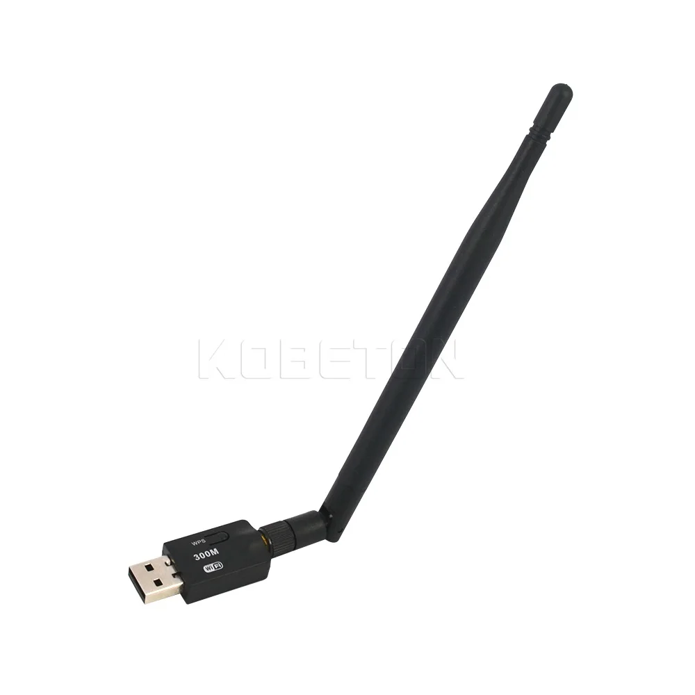 KEBETEME Высокоскоростной 300 Мбит/с мини беспроводной USB WiFi адаптер lan Карта с внешней