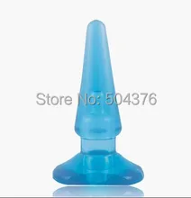 Drop shipping anal plug sex products anal butt plug ass plug jelly plug female masturbation sex toys real silicone sex dolls
