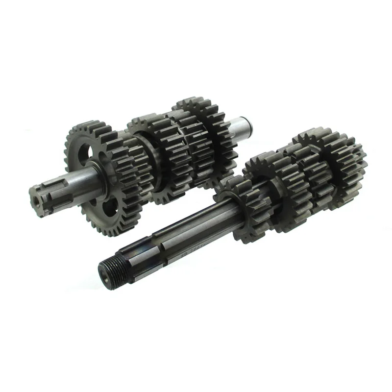 XLSION Gear Box Main Counter Shafts for Zongshen Z190 190cc Pit Dirt Bike the engine code No.: ZS1P62YML-2 transmission gear box