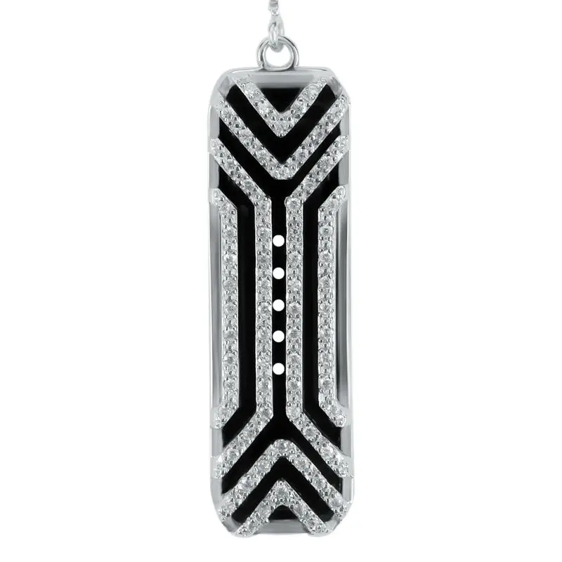 flex 2 necklace diamond silver