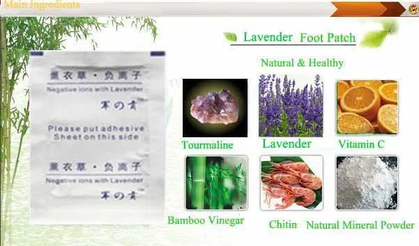lavender foot patch