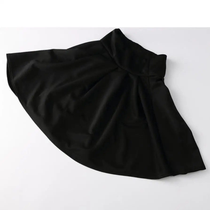 Японская школьная плиссированная юбка, женские короткие юбки с высокой талией, вечерние мини-юбки, яркие цвета, трапециевидная юбка для женщин, Saias