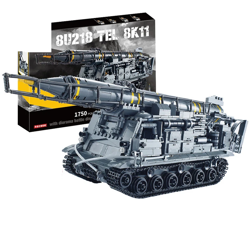 

1750pcs Children's building blocks toy Compatible Legoingly city military Tank missile vehicle figures Bricks birthday gifts