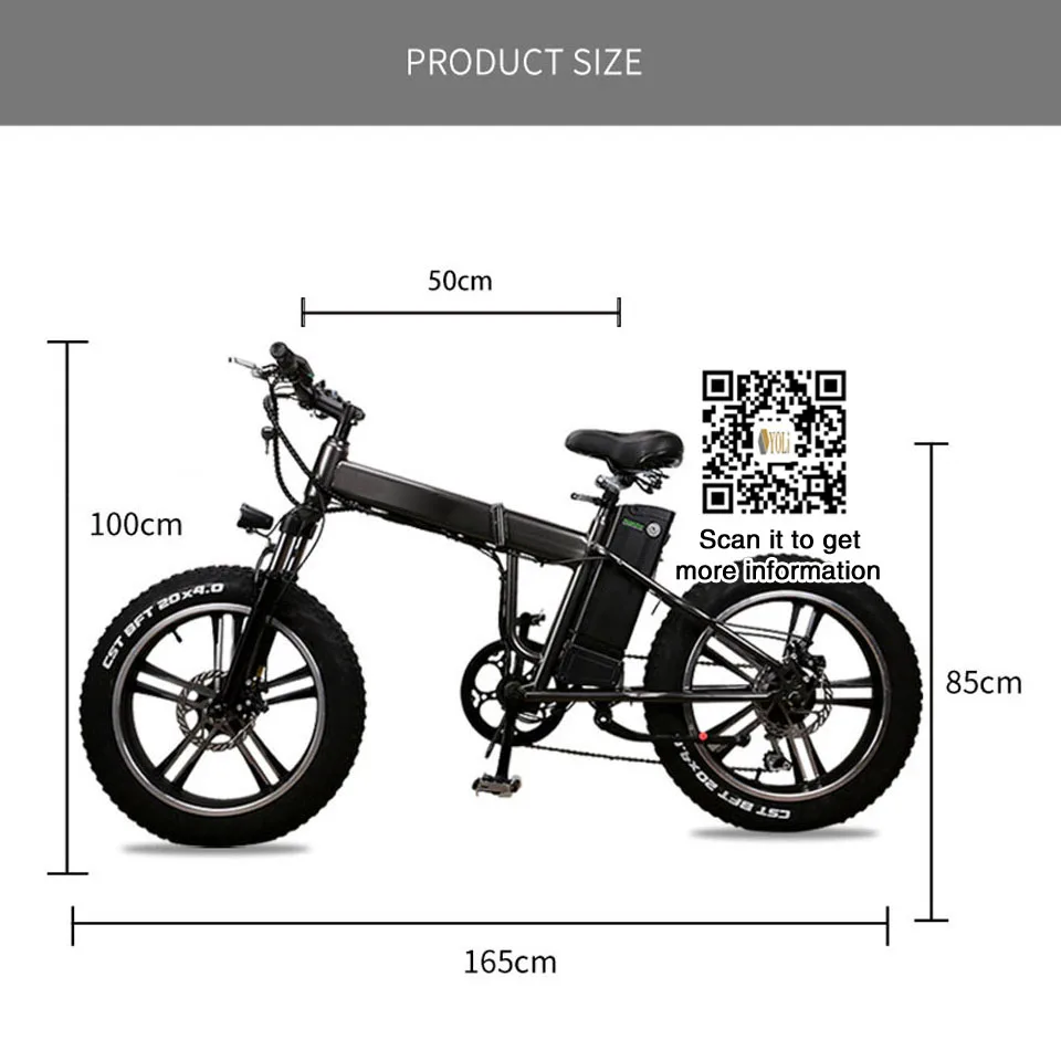 Sale 48V 350W 10Ah lithium electric folding electric bicycle adult wide tire snow bike 20 inch folding e bike  battery bicycle for s 0