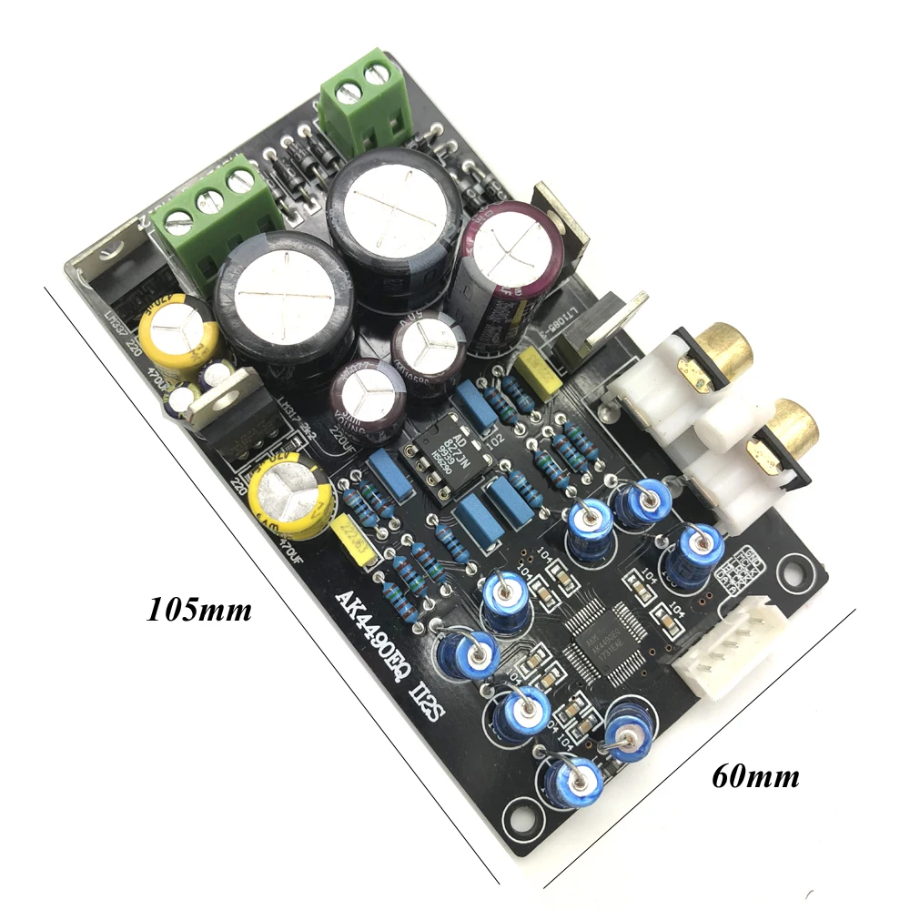 Lusya в собранном виде AK4490EQ AK4490 II2S DAC декодер поддержка 32BIT 768K декодер G6-008