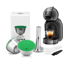 ICafilas многоразовые капсулы для кофе, капсулы для Nescafe, капсулы для кофе, фильтры из нержавеющей стали, ложка для вскрытия