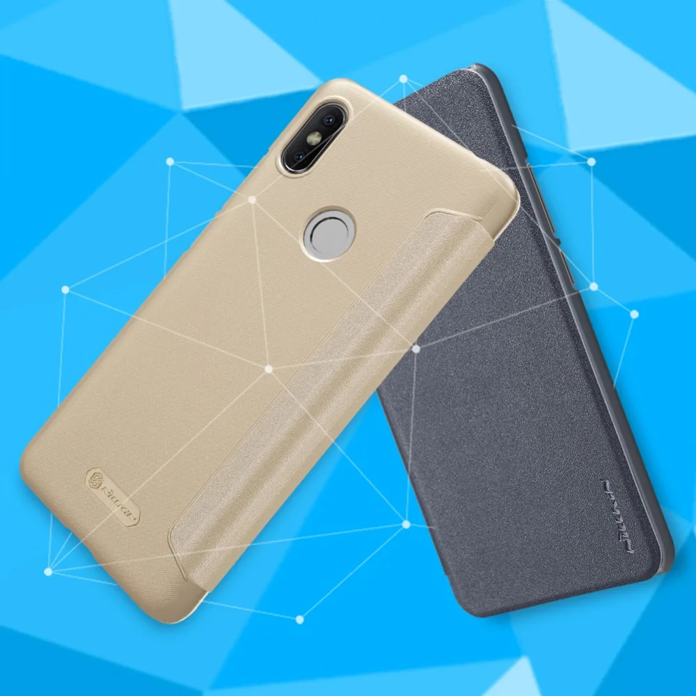 Оригинальный NILLKIN Sparkle Флип кожаный телефон чехлы для Xiaomi redmi Y2 чехол S2 случае |