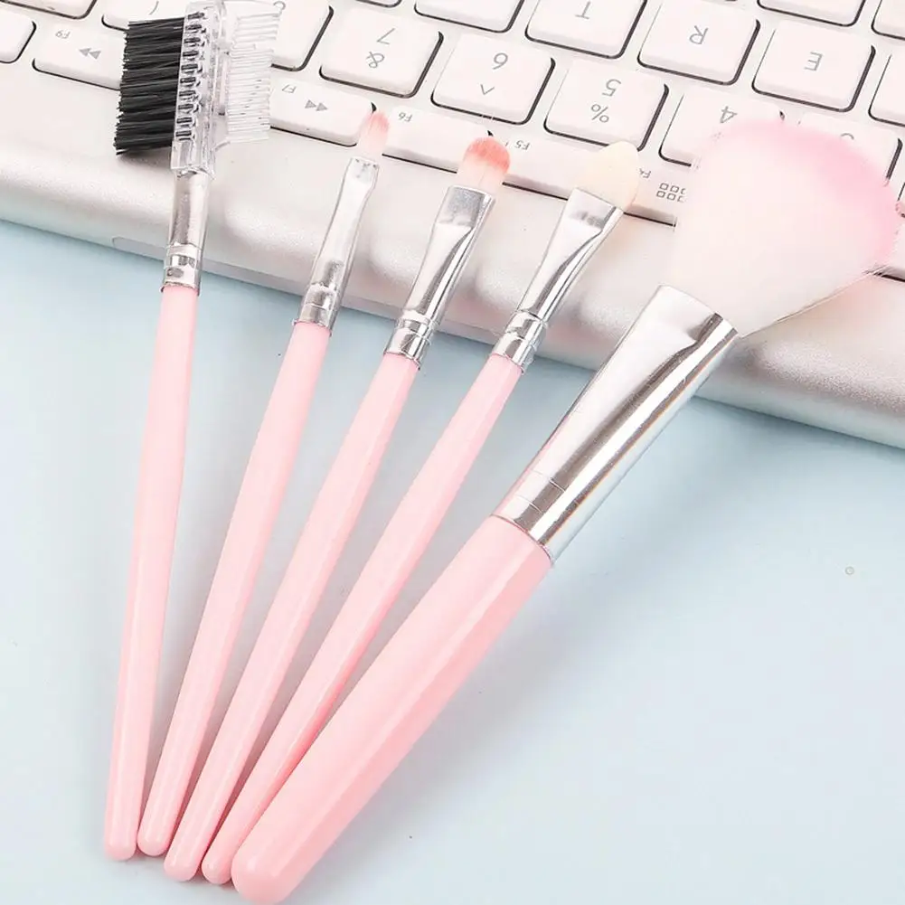 

5Pcs Professional Foundation Concealer Face Eye Makeup Brush Set Cosmetic Tools