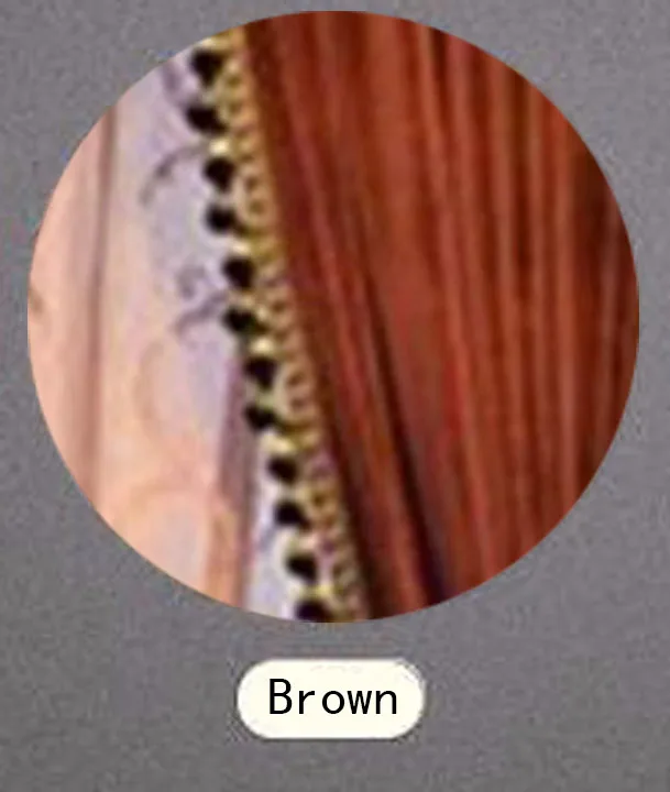 Новые плотные толстый твердый бархатный занавес украшение чистый роскошный для спальни Black Out Дубай Luxurry драпировка для отель шторы - Цвет: Bear Brown with bead