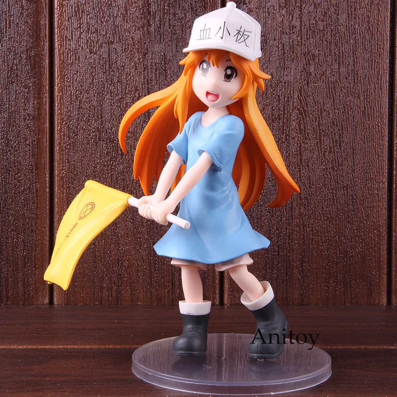 

Anime Hataraku Saibou Action Figure Cells at Work Platelet Cute PVC Collectible Model Toy