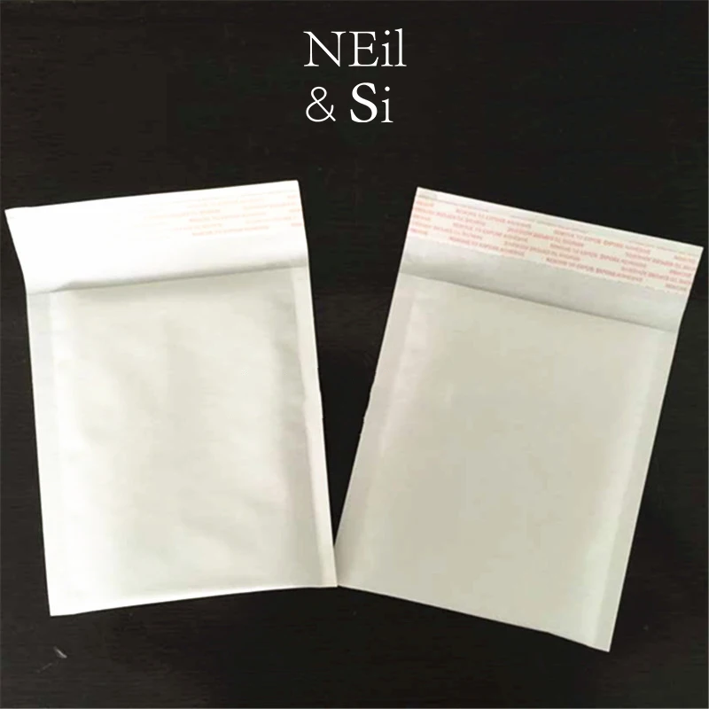 

White Bubble Envelope Mailer Express Pedded Gift Cards Mailing Paper Bag Shipping Envelope Free Shipping