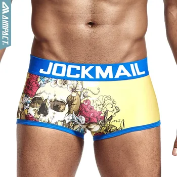 

Skull Underwears Boxer Shorts for Men Sexy Fashion Men's Boxer Trunks Gay Male Underpants Calzoncillos Hombre Dropshipping JM414